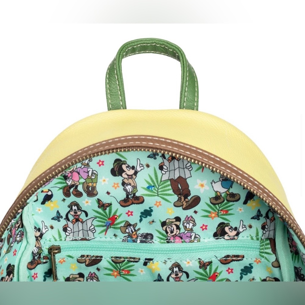 Loungefly Disney rare & sold out Mickey & Friends Jungle Safari Backpack - Picture 10 of 11